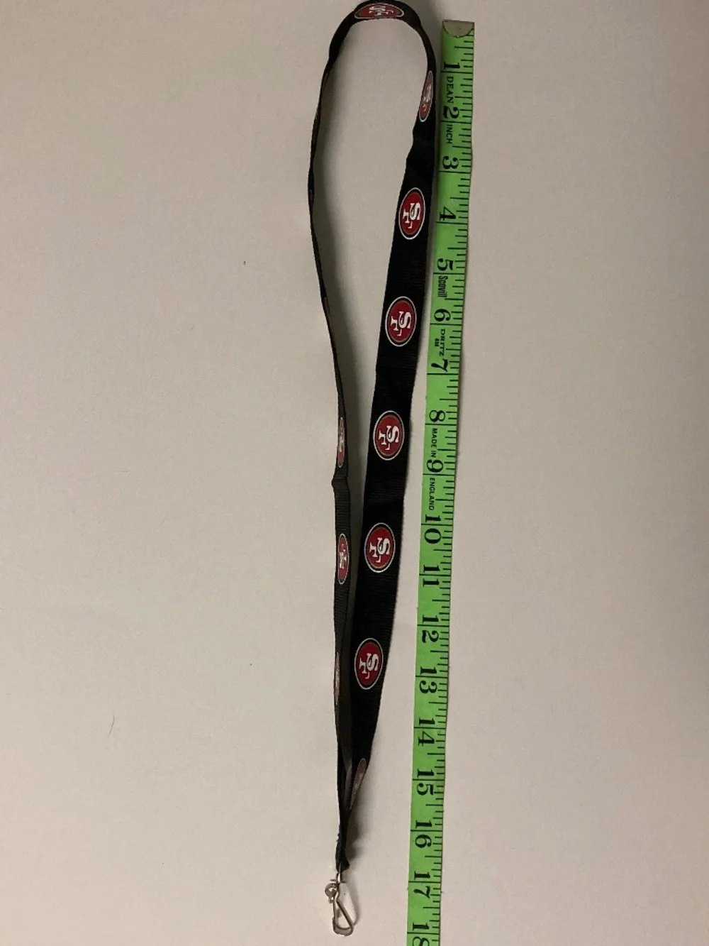 Three (3) San Francisco 49ers Football Branded Lanyards